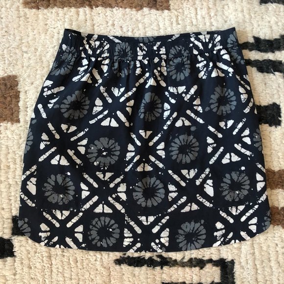 Madewell Distance Skirt in Batik Grid - Size Small - Picture 3 of 7